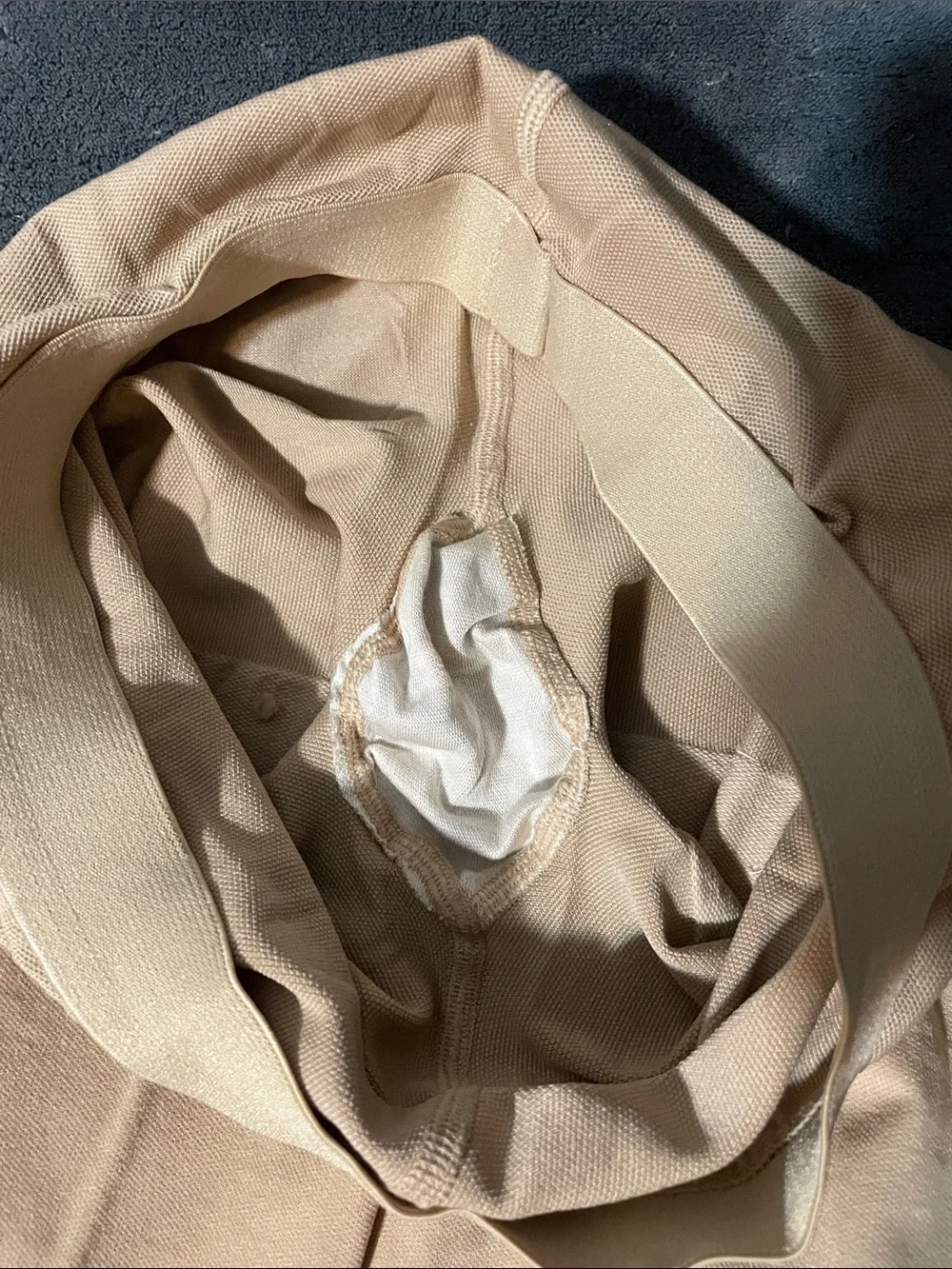 Sheer Beige Footed Hosiery Compression Tights - Nude/Beige. NWOT